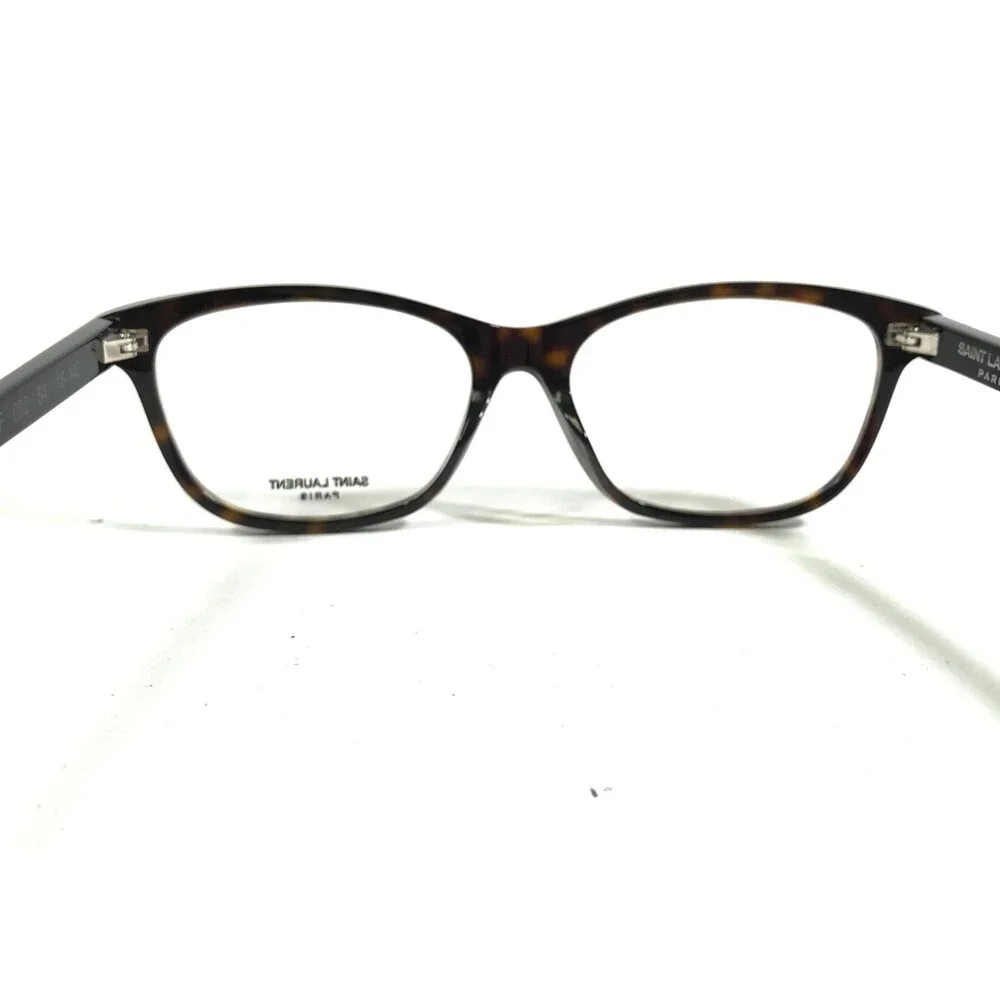 Saint Laurent Eyeglasses Frames SL 12/F 002 Tortoise Square Full Rim 54-16-140